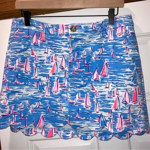 Lilly Pulitzer Collette skort size 8, Boatylicious